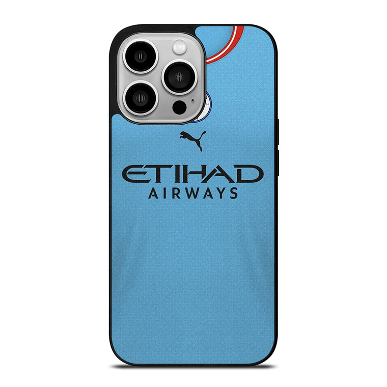 MANCHESTER CITY 2022-23 JERSEY iPhone 14 Pro Case Cover