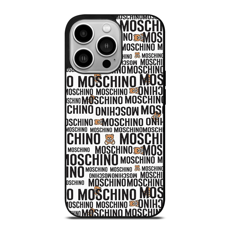 MOSCHINO ABSTRACT LOGO iPhone 14 Pro Case Cover