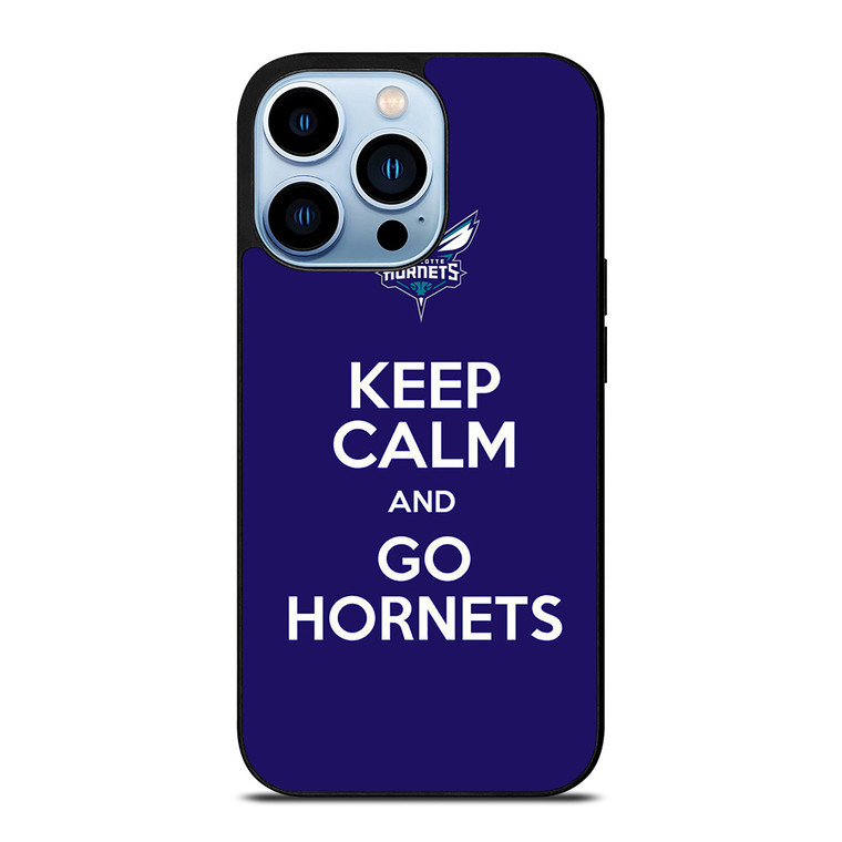KEEP CALM AND GO CHARLOTTE HORNETS iPhone 13 Pro Max Case Cover