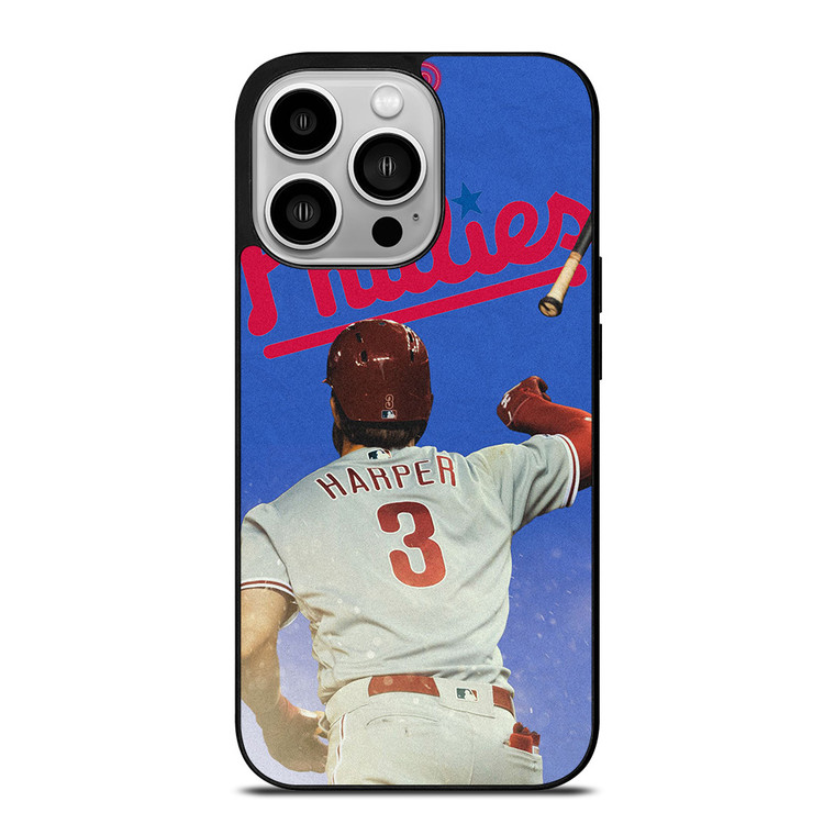 PHILADELPHIA PHILLIES BRYCE HARPER iPhone 14 Pro Case Cover