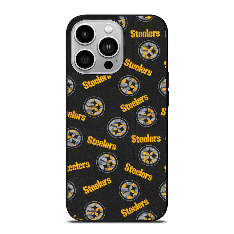 PITTSBURGH STEELERS FOOTBALL PATTERN iPhone 14 Pro Case Cover