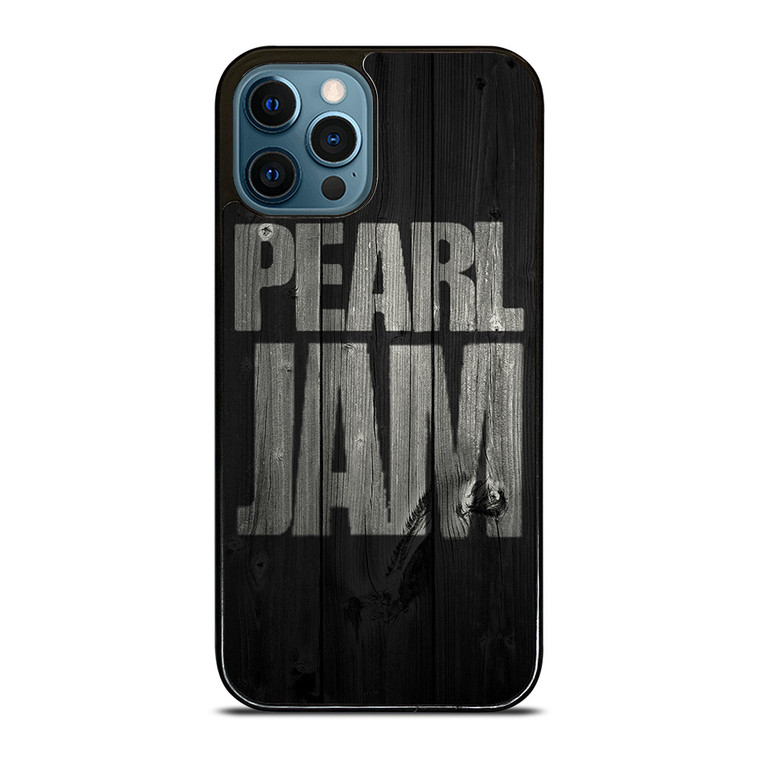 PEARL JAM ROCK BAND WOODEN LOGO iPhone 12 Pro Max Case Cover