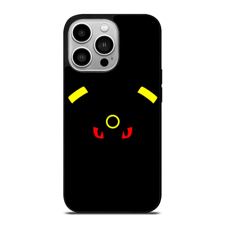POKEMON UMBREON FLAT ICON iPhone 14 Pro Case Cover