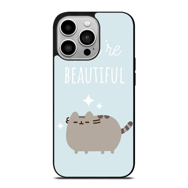 PUSHEEN BEAUTIFUL CAT iPhone 14 Pro Case Cover