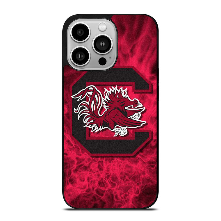 SOUTH CAROLINA GAMECOCKS FOOTBALL LOGO iPhone 14 Pro Case Cover