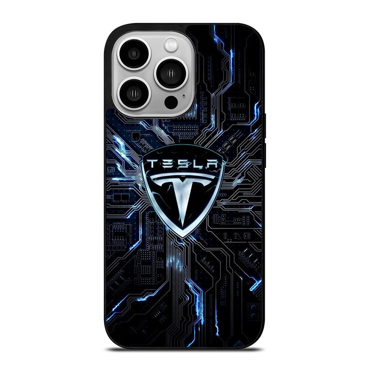 TESLA CAR ENGINE iPhone 14 Pro Case Cover