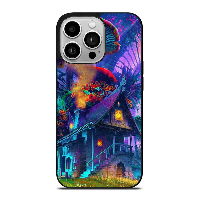 TRIPPY MUSHROOM PSYCHEDELIC iPhone 14 Pro Case Cover