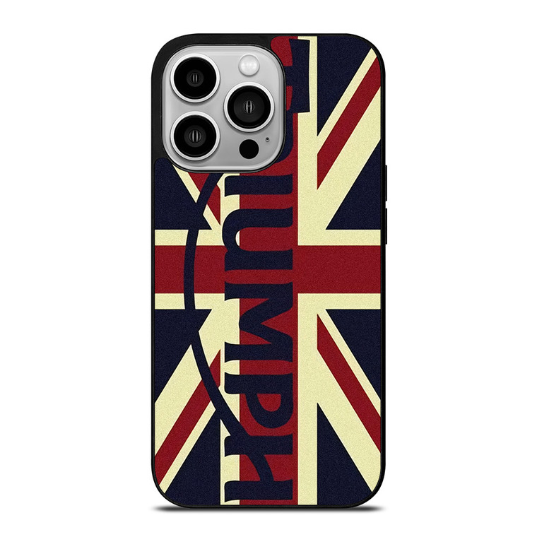 TRIUMPH MOTORCYCLES UNION JACK 2 iPhone 14 Pro Case Cover