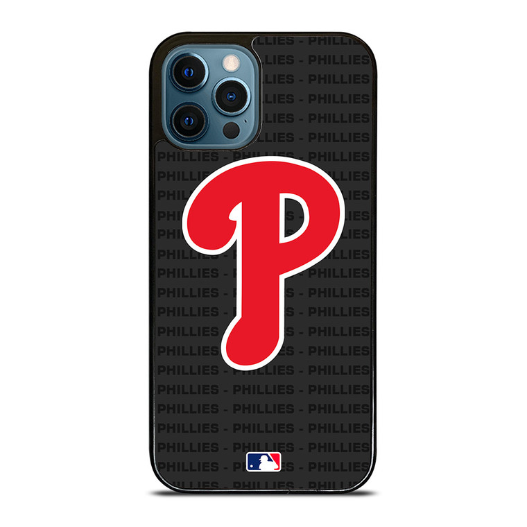 PHILADELPHIA PHILLIES BASEBALL BLACK iPhone 12 Pro Max Case Cover