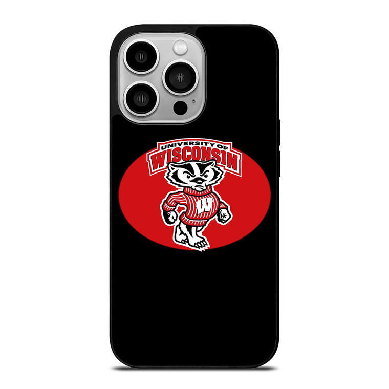 UNIVERSITY OF WISCONSIN ICON iPhone 14 Pro Case Cover