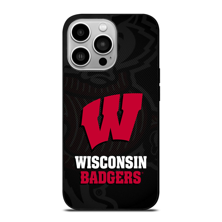 WISCONSIN BADGERS UNIVERSITY FOOTBALL iPhone 14 Pro Case Cover