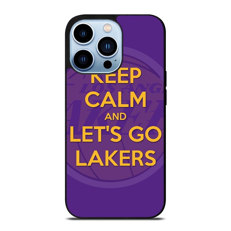 KEEP CALM AND GO LAKERS iPhone 13 Pro Max Case Cover
