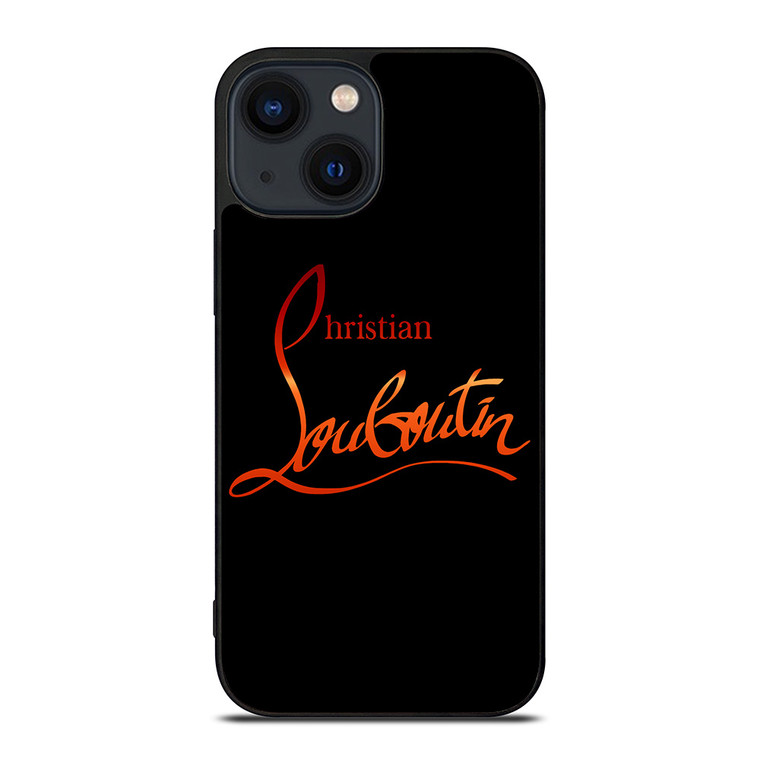 CHRISTIAN LOUBOUTIN RED LOGO iPhone 14 Plus Case Cover