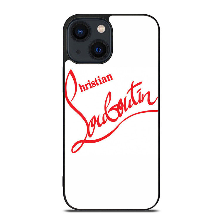 CHRISTIAN LOUBOUTIN WHITE iPhone 14 Plus Case Cover