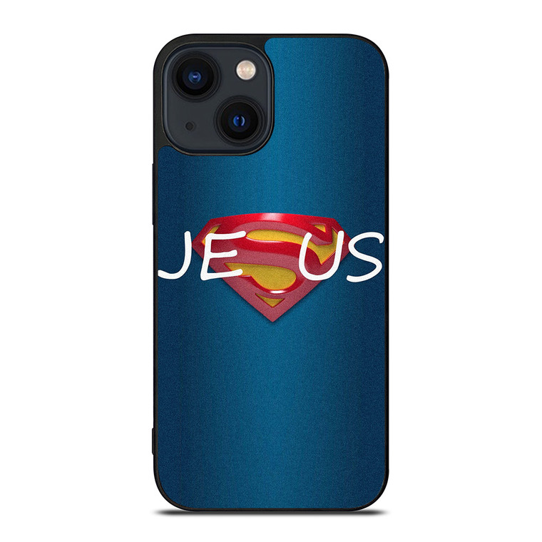 COOL SUPERMAN JESUS iPhone 14 Plus Case Cover