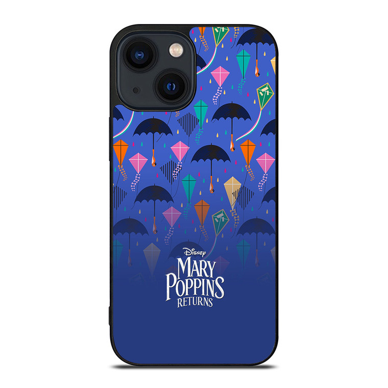 DISNEY MARY POPPINS PATTERN iPhone 14 Plus Case Cover