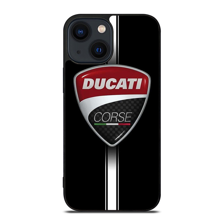 DUCATI CORSE MOTOR LOGO iPhone 14 Plus Case Cover