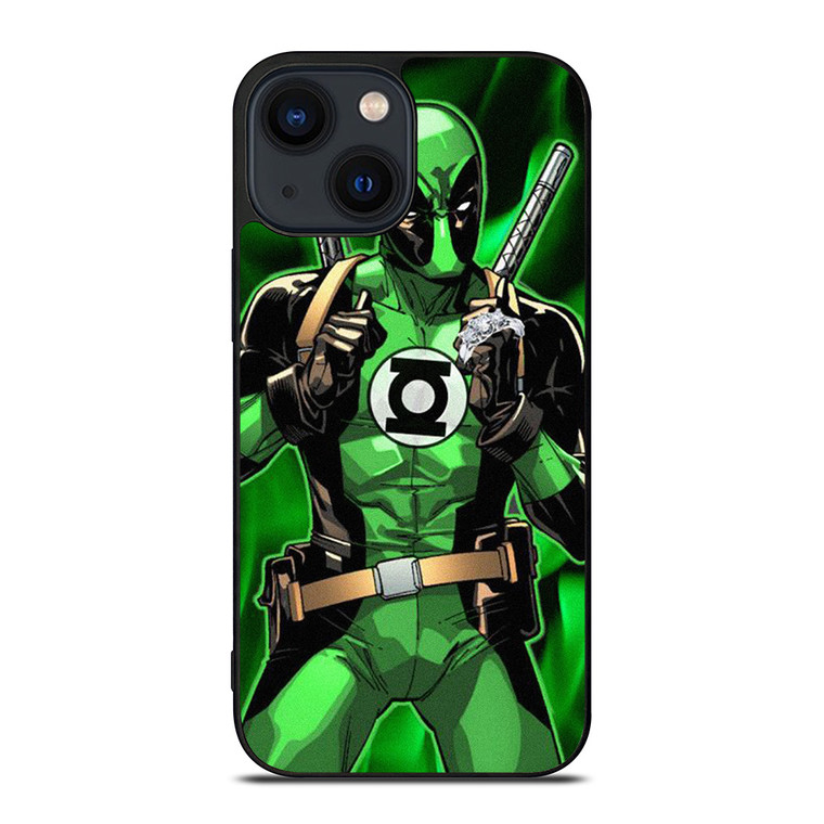 GREEN LANTERN DEADPOOL  iPhone 14 Plus Case Cover
