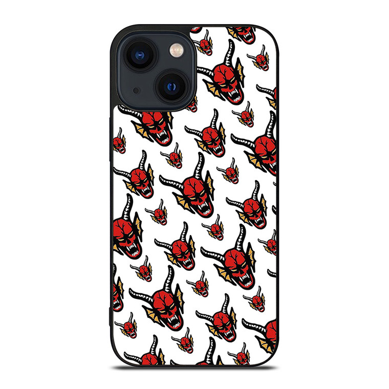 HELLFIRE CLUB STRANGER THINGS PATTERN iPhone 14 Plus Case Cover