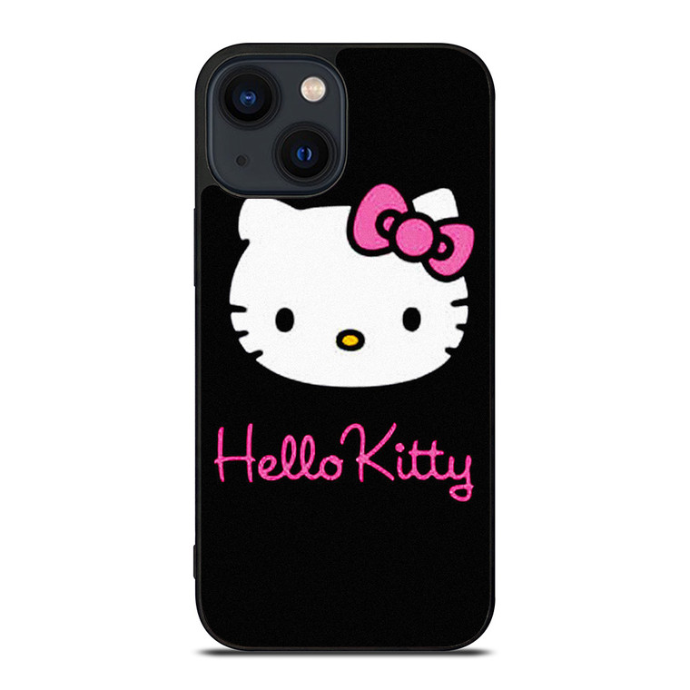 HELLO KITTY BLACK iPhone 14 Plus Case Cover