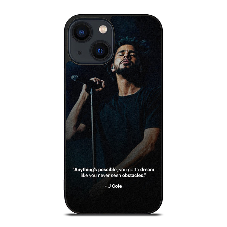 J COLE RAPPER QUOTES iPhone 14 Plus Case Cover
