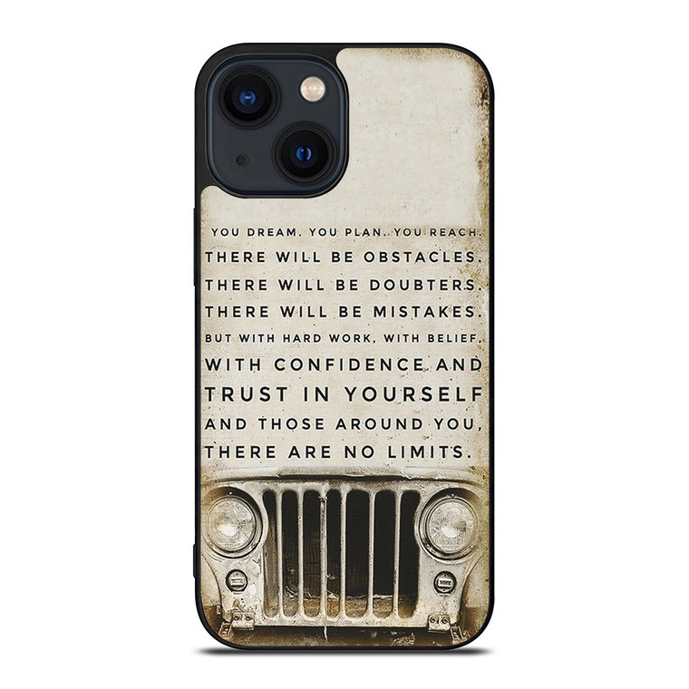 JEEP FUNNY QUOTES iPhone 14 Plus Case Cover