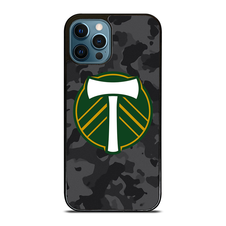 PORTLAND TIMBERS MLS BLACK CAMO iPhone 12 Pro Max Case Cover