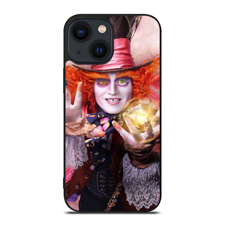 MAD HATTER ALICE IN WONDERLAND MOVIES 2 iPhone 14 Plus Case Cover