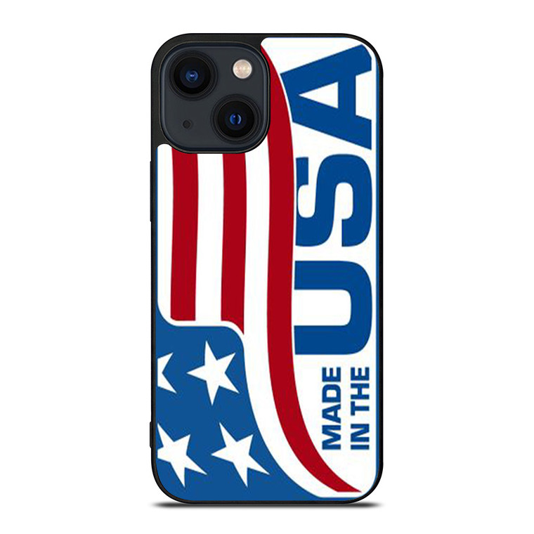 MADE IN USA LOGO iPhone 14 Plus Case Cover
