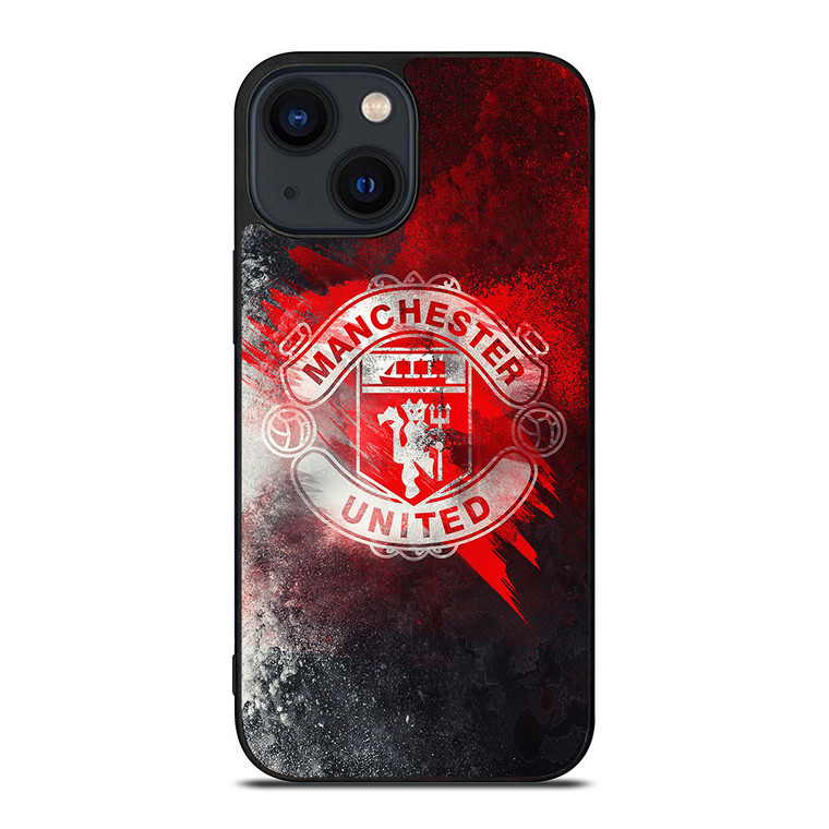 MANCHESTER UNITED FOOTBALL CLUB LOGO iPhone 14 Plus Case Cover