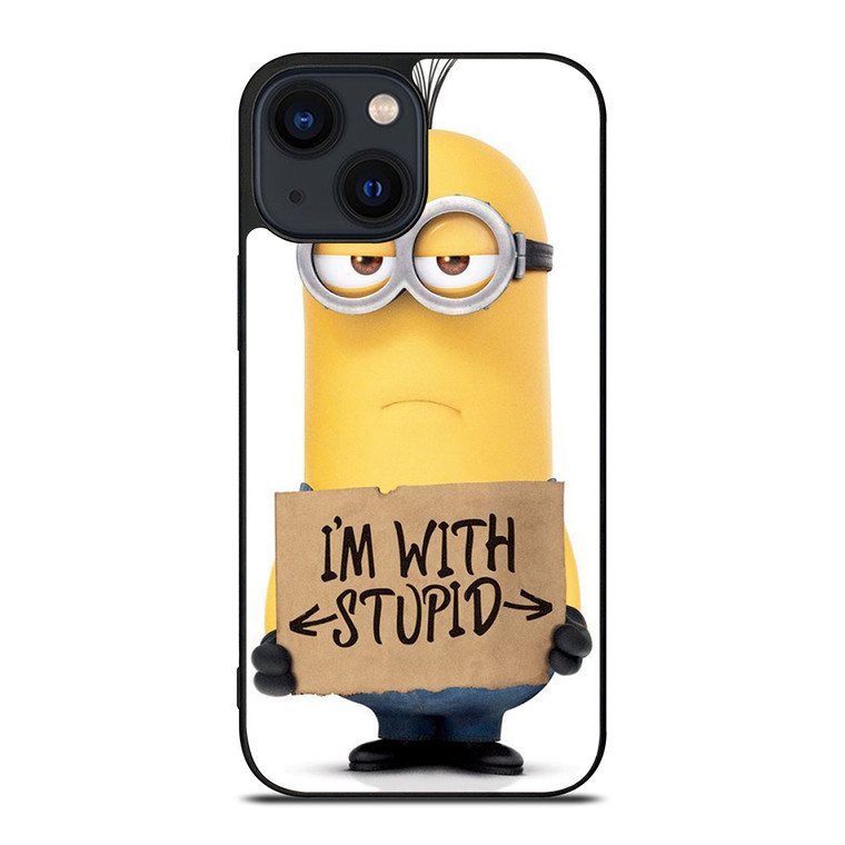 MINIONS CARTOON FUNNY iPhone 14 Plus Case Cover