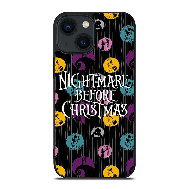 NIGHTMARE BEFORE CHRISTMAS PATTERN iPhone 14 Plus Case Cover