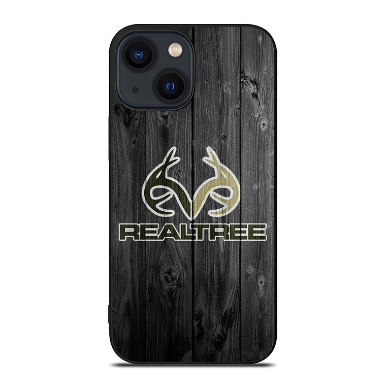 REALTREE WOODEN LOGO iPhone 14 Plus Case Cover