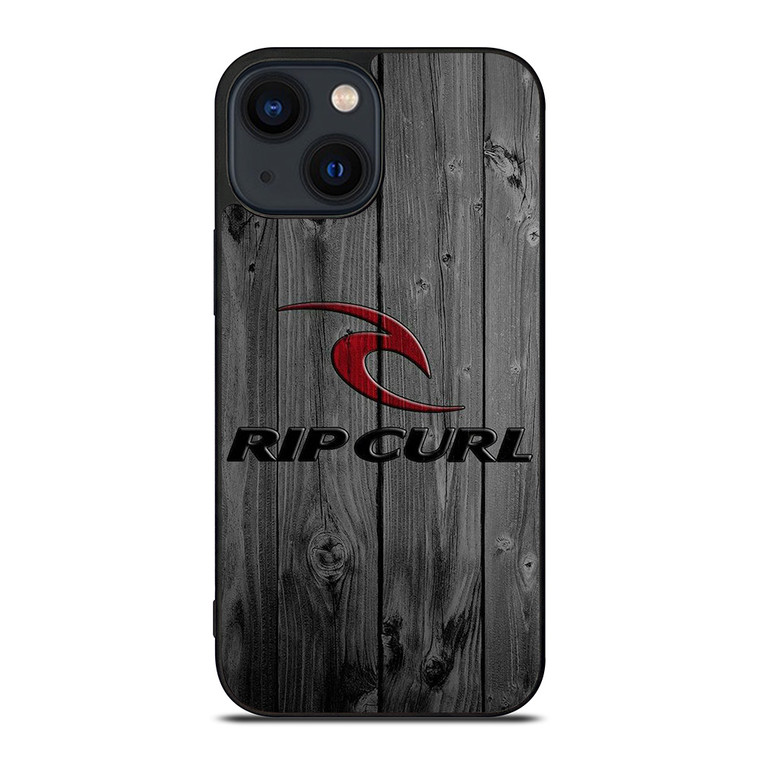 RIP CURL SURFING WOODEN LOGO iPhone 14 Plus Case Cover