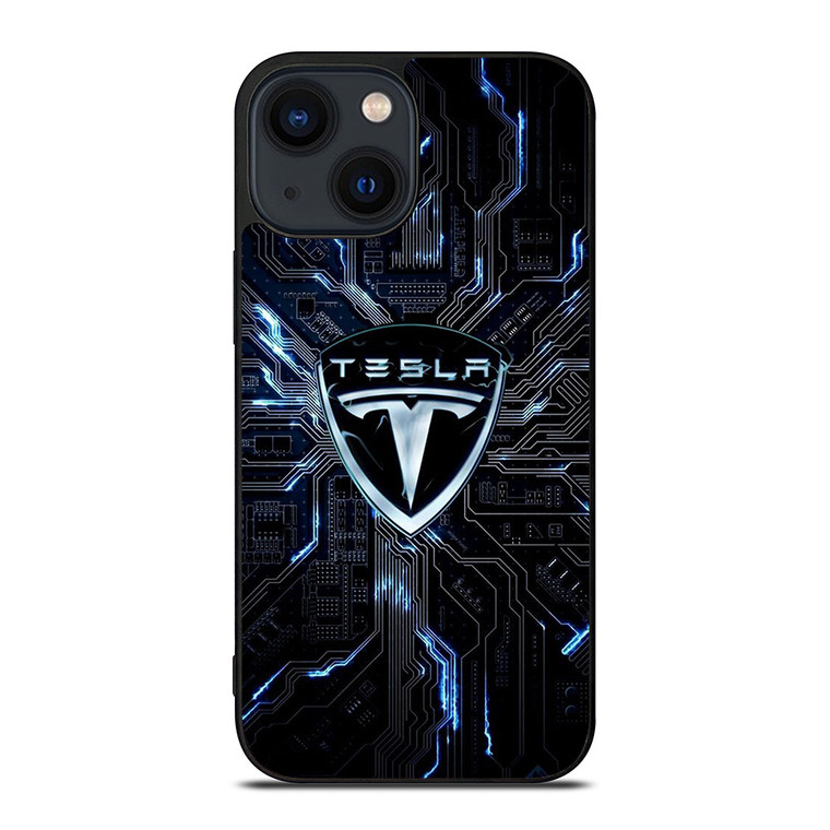 TESLA CAR ENGINE iPhone 14 Plus Case Cover