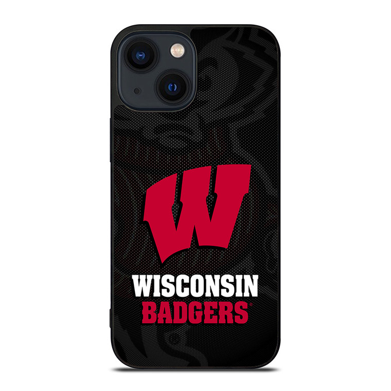 WISCONSIN BADGERS UNIVERSITY FOOTBALL iPhone 14 Plus Case Cover