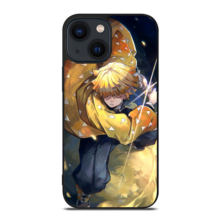 ZENITSU AGATSUMA DEMON SLAYER ANIME iPhone 14 Plus Case Cover