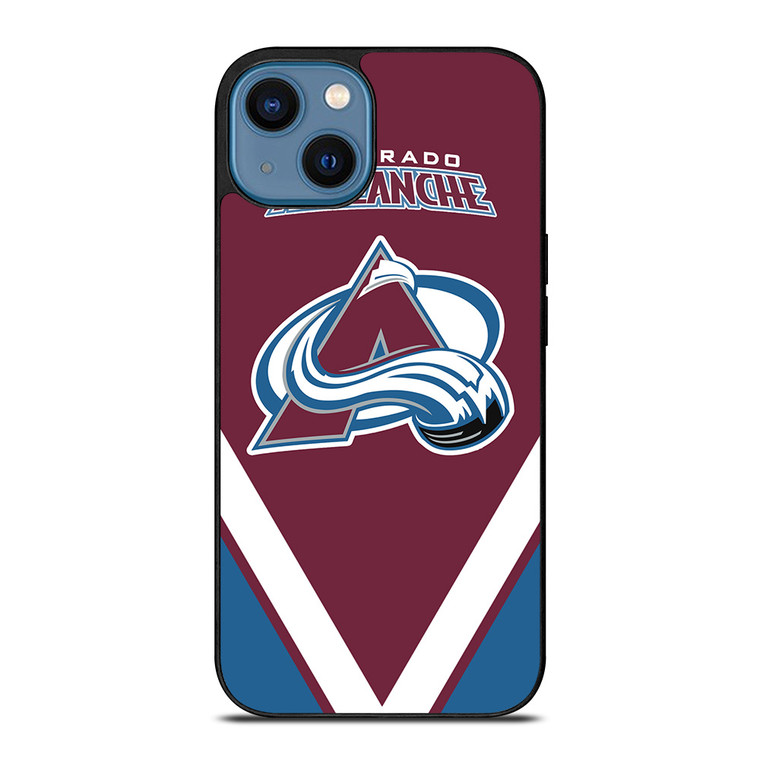 COLORADO AVALANCHE ICE HOCKEY LOGO iPhone 14 Case Cover