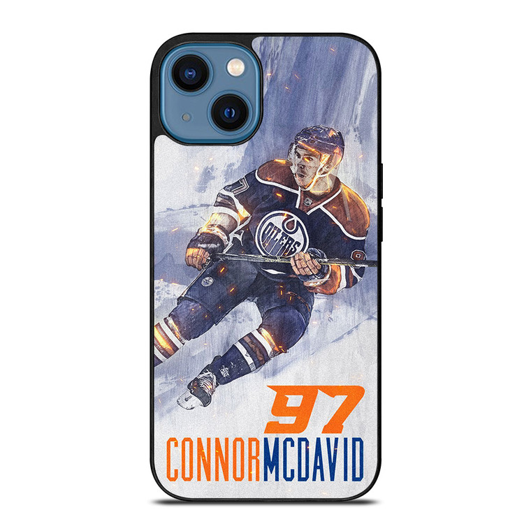 CONNOR MCDAVID EDMONTON OILERS 2 iPhone 14 Case Cover
