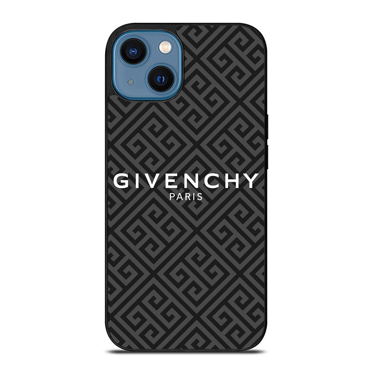 GIVENCHY PARIS LOGO PATTERN iPhone 14 Case Cover