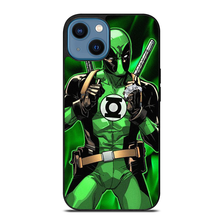 GREEN LANTERN DEADPOOL  iPhone 14 Case Cover