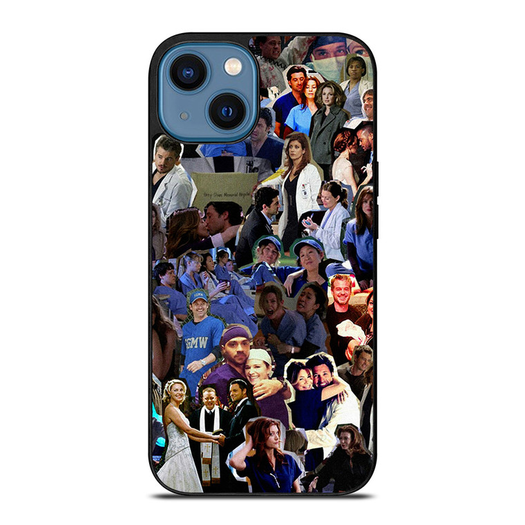 GREYS ANATOMY COLLAGE iPhone 14 Case Cover