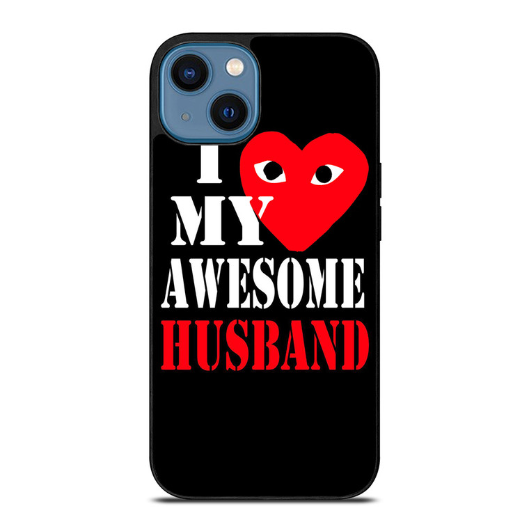 I LOVE MY HUSBAND COMME DES GARCONS iPhone 14 Case Cover