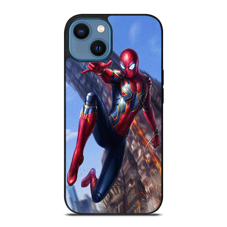 IRON SPIDER SUPERHERO iPhone 14 Case Cover