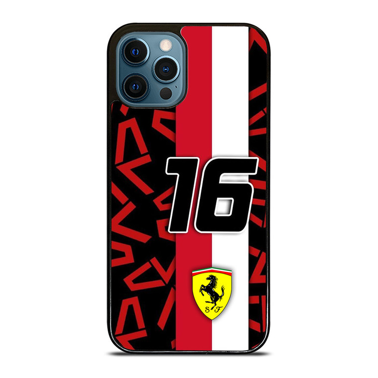 SCUDERIA FERRARI CHARLES LECLERC F1 FORMULA ONE iPhone 12 Pro Max Case Cover