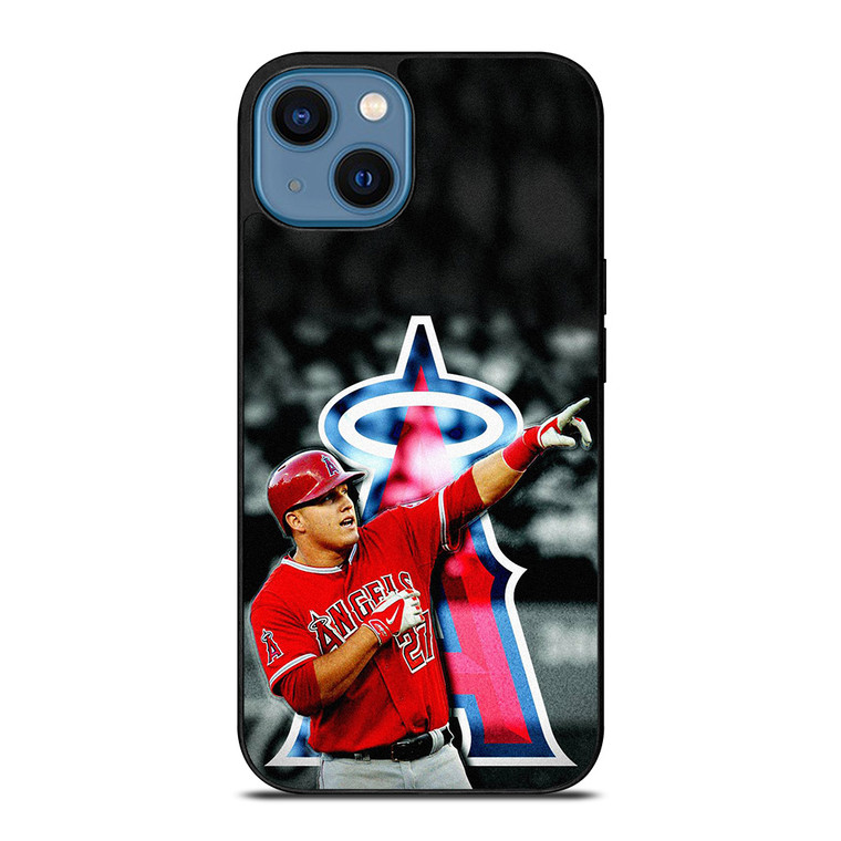 LOS ANGELES ANGELS MIKE TROUT iPhone 14 Case Cover