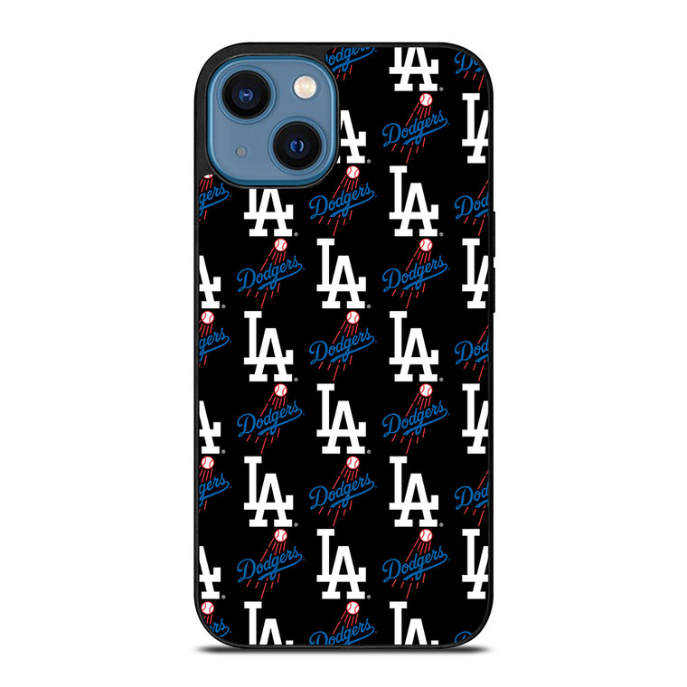 LOS ANGELES DODGERS BASEBALL PATTERN iPhone 14 Case Cover LOS ANGELES DODGERS BASEBALL PATTERN iPhone 14 Case Cover