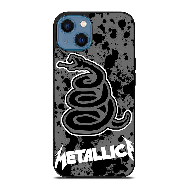 METALLICA BAND BLACK SNAKE iPhone 14 Case Cover