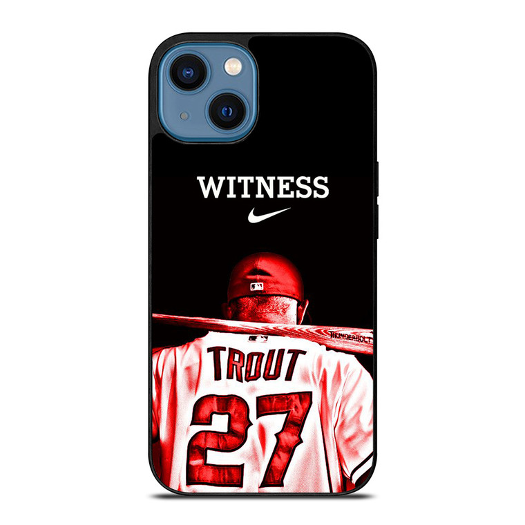 MIKE TROUT LOS ANGELES ANGELS BASEBALL iPhone 14 Case Cover