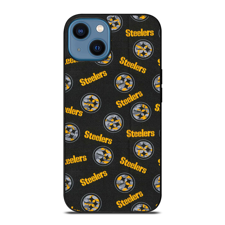 PITTSBURGH STEELERS FOOTBALL PATTERN iPhone 14 Case Cover PITTSBURGH STEELERS FOOTBALL PATTERN iPhone 14 Case Cover
